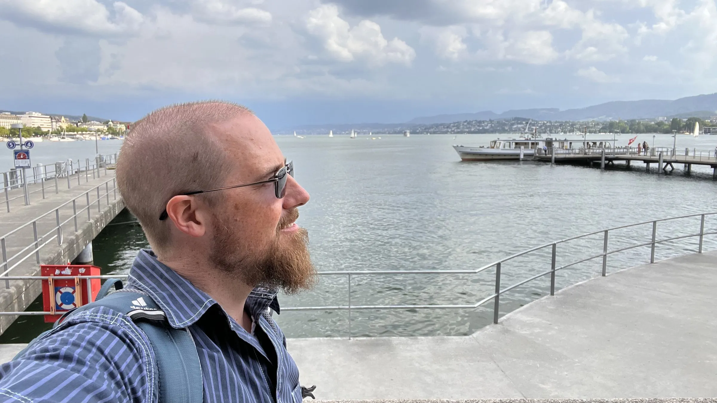 Christian-Alexander Hoffmann by the lake